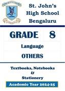 STJ AY 24 - Std 8 Lang Others - Textbooks  Notebooks and Stationery