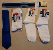 BGHS SOCKS SET OF 5 - SIZE 7, TIE AND BELT - CLASS 8 - 10