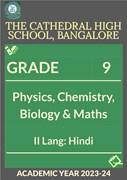 CHS AY 23 - Std 9 II Lang Hindi, PCMB - Textbooks  Notebooks And Stationery
