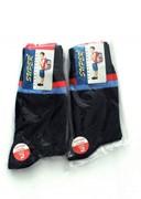 Blue Socks Red and Navy Blue Stripes Size 2 X 2 Pair