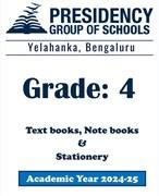 PSBN AY 24 - Std 4 CBSE - Textbook, Notebook and Stationery